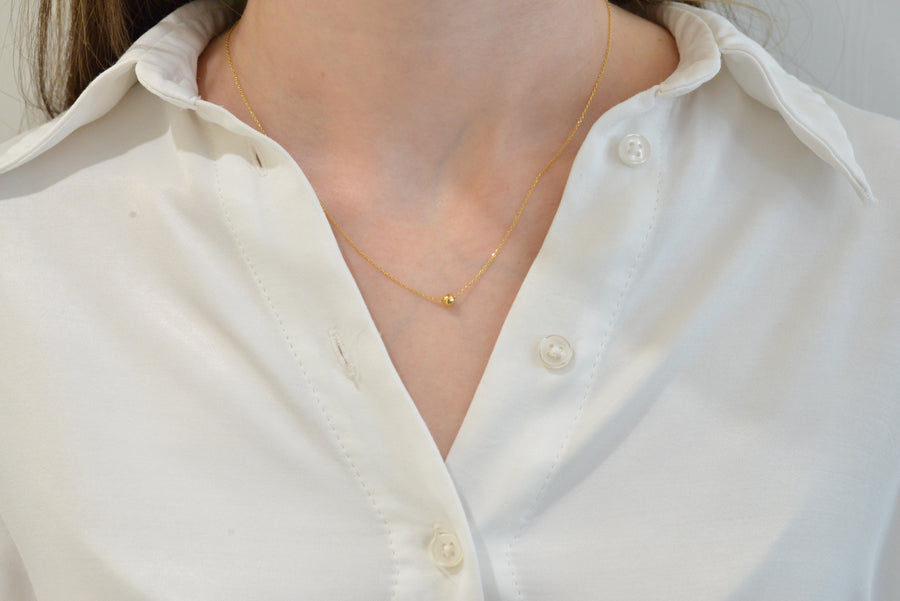 Arany gömb nyaklánc